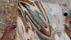 420. Special Collab with Molly’s Artistry—Swipe and Scoop Technique / fluid art