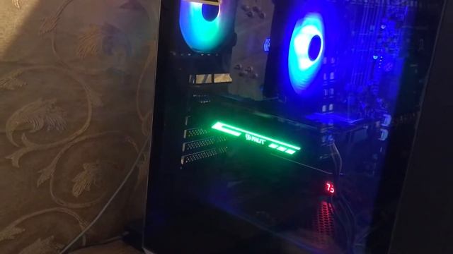 Работа подсветки видеокарты Palit Gtx 1060 3gb JetStream смотреть онлайн