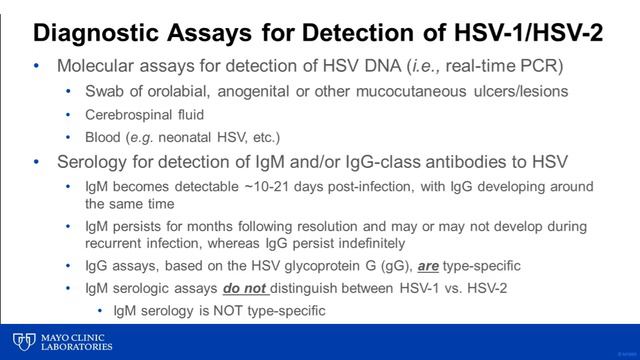 Discontinuation of Herpes Simplex virus (HSV) IgM Testing смотреть онлайн