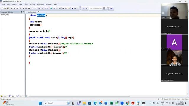 Static and Instance Variable in Java & Taking Keyboard input смотреть онлайн