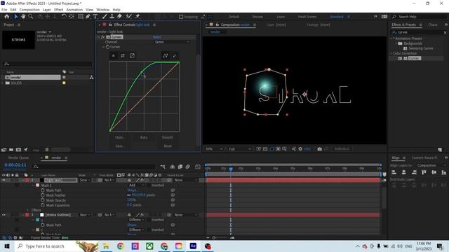 “After Effects Tutorial” Light Leak Stroke Animation (Анимация Светящегося Очертания Текста) смотреть онлайн