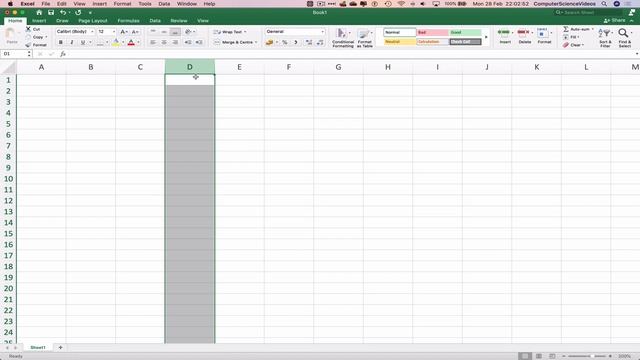 How to INSERT a New Column Using Microsoft Excel On a Mac - Basic Tutorial | New смотреть онлайн