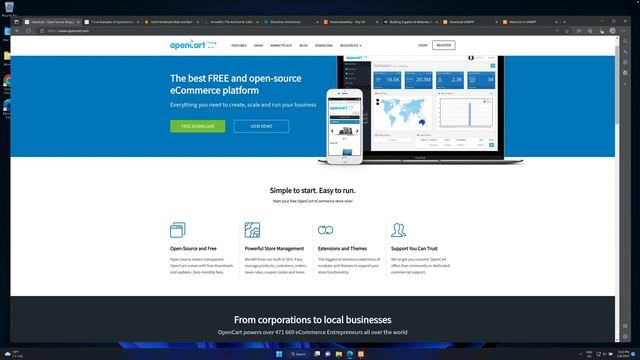 1. Cài đặt Xampp và OpenCart - Thiết kế website bán hàng không cần lập trình смотреть онлайн