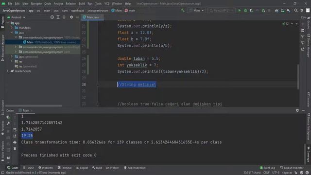 Android Mobil Programlama Dersleri Java & Kotlin #7 Java Değişkenler #AndroidStudio #ÖĞRETİYORUM смотреть онлайн