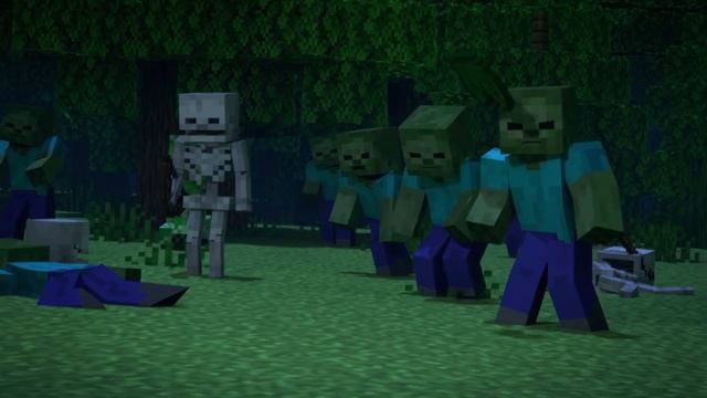 Survival: BLOOPERS - Alex and Steve Life (Minecraft Animation) смотреть онлайн