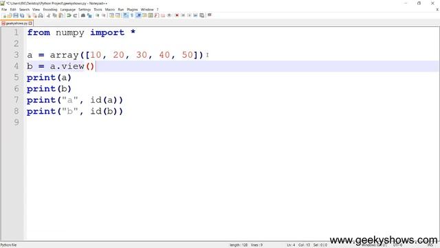 view Method and copy Method in Python (Hindi) смотреть онлайн