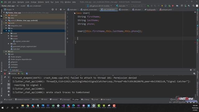 Flutter Tutorial - Flutter Chat App #3 Register User смотреть онлайн