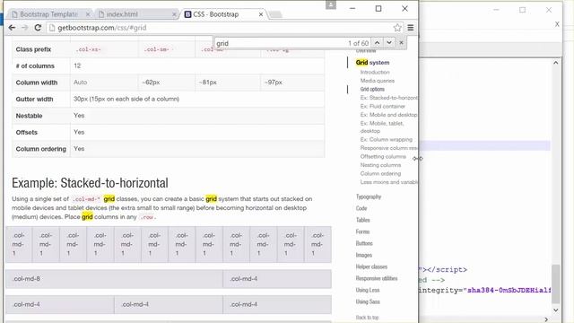دورة بناء موقع لتطبيقك Bootstrap ح3 - اصلاح انسب الابعاد وتصدير الصور смотреть онлайн