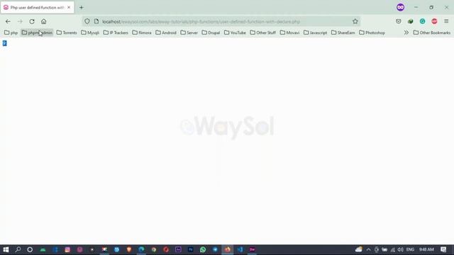 Php user defined function with declare #5 | PHP Beginners Tutorials | PHP Videos Tutorials | eWaySo смотреть онлайн