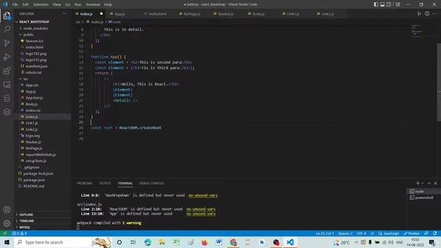 React Tutorial #4: How React render its elements смотреть онлайн