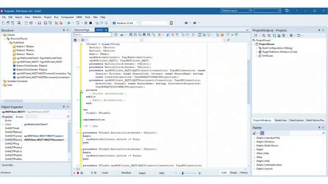 Delphi MQTT WebSocket Client - SgcWebSockets