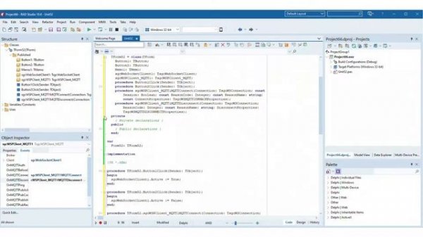 Delphi MQTT WebSocket Client - sgcWebSockets