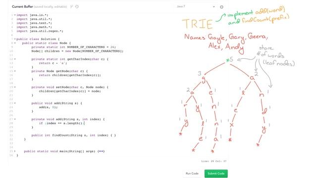 Data Structures: Solve 'Contacts' Using Tries смотреть онлайн