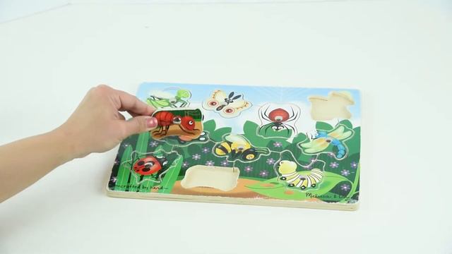 Learn To Talk! Bug Puzzle! Words, Sounds, Songs, Video Modeling