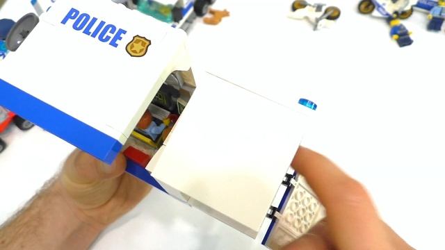 Набор полицейских Машин ЛЕГО тюрьма на колесах конструктор полный обзор рассказ смотреть онлайн