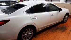 Установка заднего стекла Mazda 6 GJ