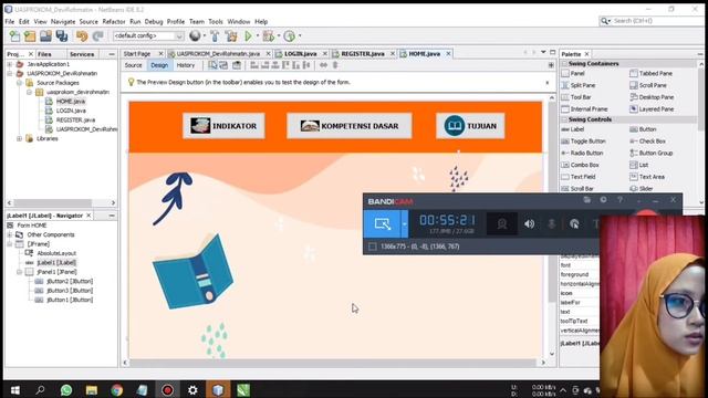 Tutorial Membuat Media Pembelajaran Matematika menggunakan Java NetBeans _Transformasi Geometri XI смотреть онлайн