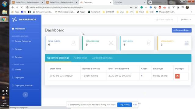 Barbershop Booking Website from Scratch | Scheduling & Appointment Booking | PHP & MySQL - Part 1 смотреть онлайн