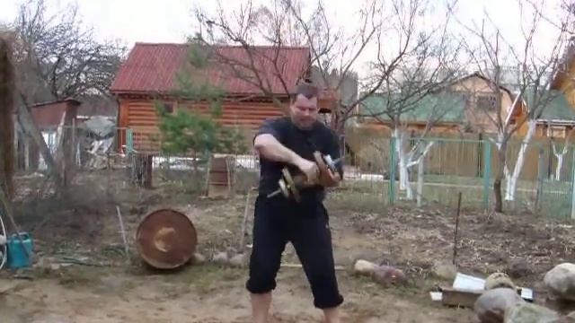 РЫВОК ГАНТЕЛИ 35 кг С РУЧКОЙ 75 мм 8 РАЗ.AVI смотреть онлайн