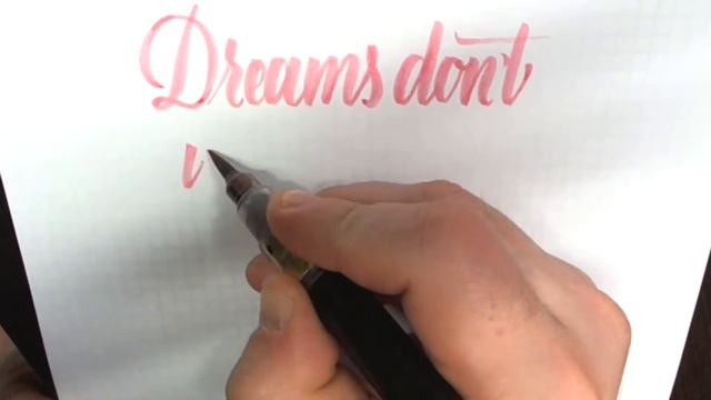 Pentel color brush - Dreams don't work unless you do смотреть онлайн