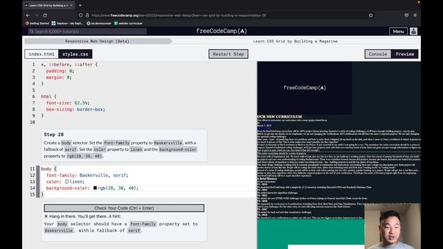 New 2022 | FreeCodeCamp: Learn CSS Grid by Building a Magazine смотреть онлайн