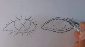 УРОКИ РИСОВАНИЯ ! КАК ЛЕГКО И ПРОСТО  НАУЧИТЬСЯ РИСОВАТЬ РЕСНИЦЫ !