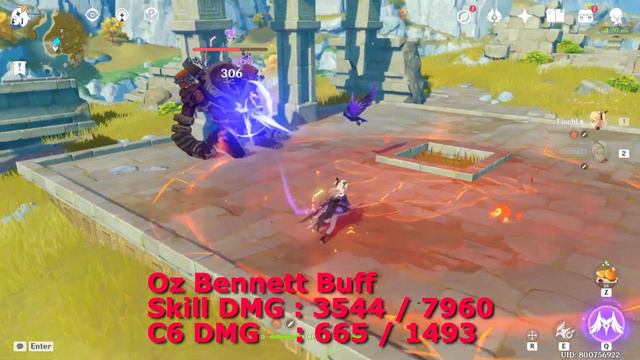 FISCHL C6 EFFECT SHOWCASE! INSANE SUPPORT! - GENSHIN IMPACT #82 смотреть онлайн