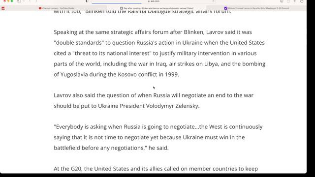 Lavrov "smacks" hypocrite Blinken in front of everybody by enumerating some inconvenient facts. смотреть онлайн