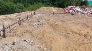Заливка свай миксером автобетоносмесителем.Не по кайфу