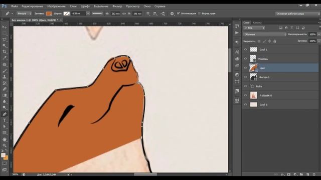 Рисуем принт на футболку | SpeedArt смотреть онлайн