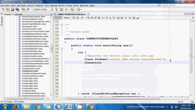 1 Java database connectivity with oracle смотреть онлайн