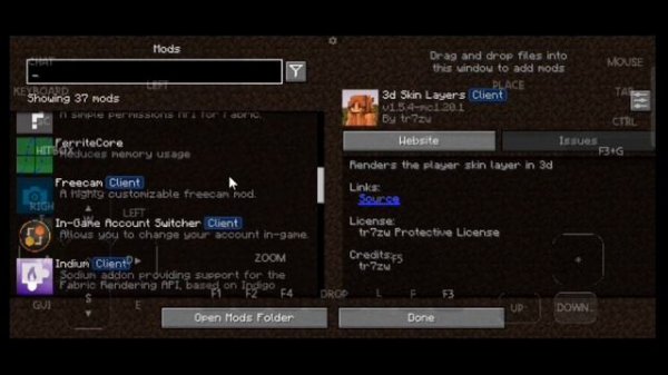 Mod FPS BOOST Pojav launcher 1.20.1