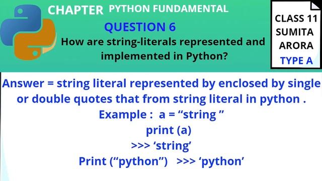 How are string-literals represented and implemented in Python? смотреть онлайн