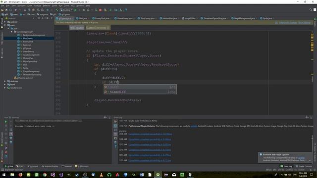 LibGDX Spaceship Scrolling Game 26 - Adding Scores and Getting Lives смотреть онлайн
