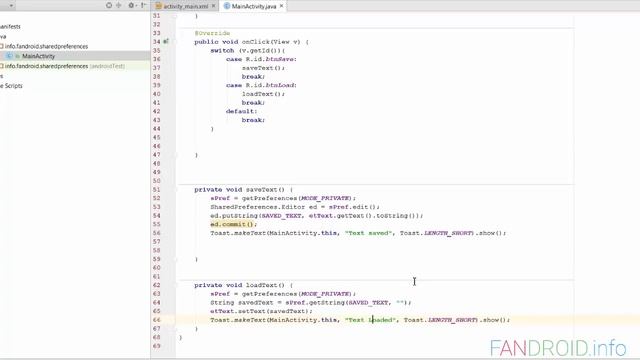 Урок 33 SharedPreferences сохранение данных в приложениях Уроки Android Studio смотреть онлайн