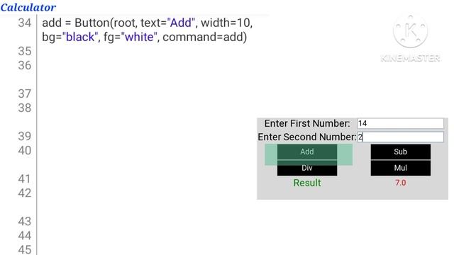 Python || Simple Calculator based on input method || #tkinter || #calculator #design #python смотреть онлайн
