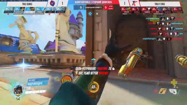 Overwatch, киберспорт, Нон про турниры Гость Willow, капитан Tale Quale и менеджер всех их академ смотреть онлайн