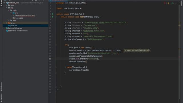 SFTP File Transfer using Java JSch смотреть онлайн