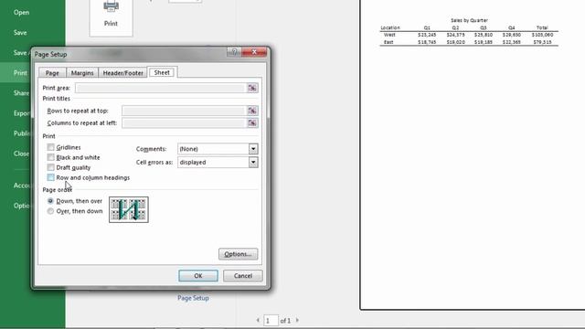 Print Row and Column Headings in Excel; Print Table Headings; смотреть онлайн