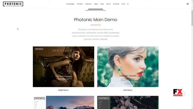 Photonic - Fullscreen Photography Theme Nelson Dacre смотреть онлайн