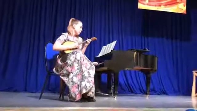 1102 ФАНТАЗИЯ на тему украинской народной темы «Ой под вишнею» С Фёдоров Ольга Ушакова,14л смотреть онлайн