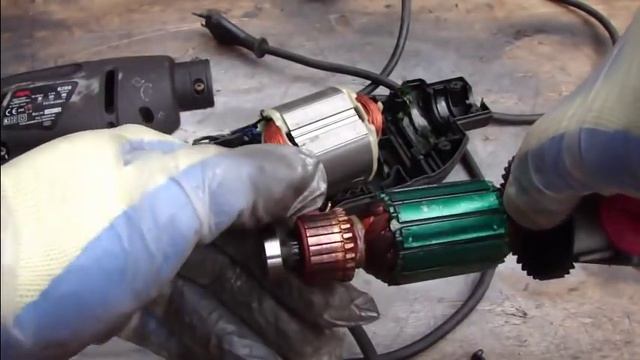 How to disassemble electric drill and find the error issue смотреть онлайн