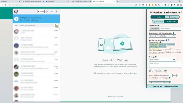 How to send WhatsApp from Excel Sheet? Step-by-step explanation. смотреть онлайн
