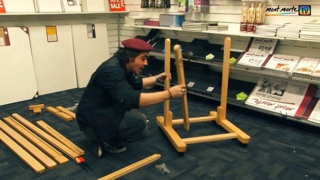 Art Lesson: How To assemble A Tilting Studio Easel by Mont Marte смотреть онлайн