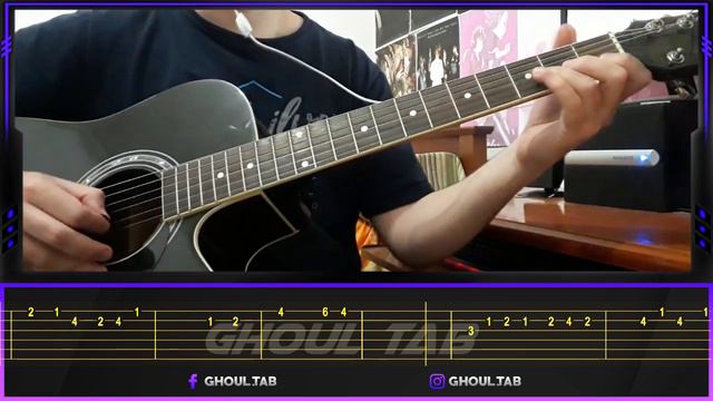 Hunter X Hunter - Opening 1 Departure! (Guitar Tab 譜 Tutorial) смотреть онлайн