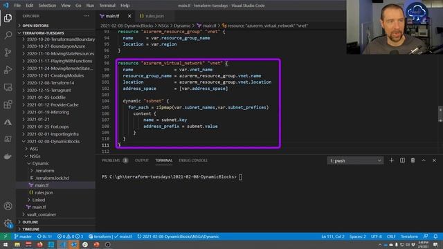 Using Dynamic Blocks in Terraform смотреть онлайн