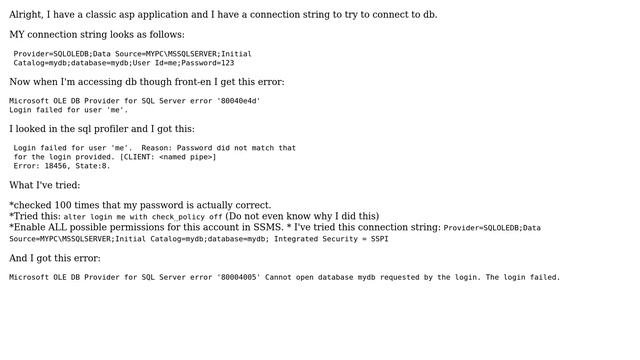 Databases: Password mismatch while logging to sql server (2 Solutions!!) смотреть онлайн