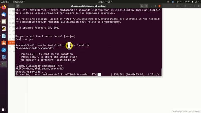 Properly Install Anaconda on Linux (Ubuntu) and Test Installation смотреть онлайн