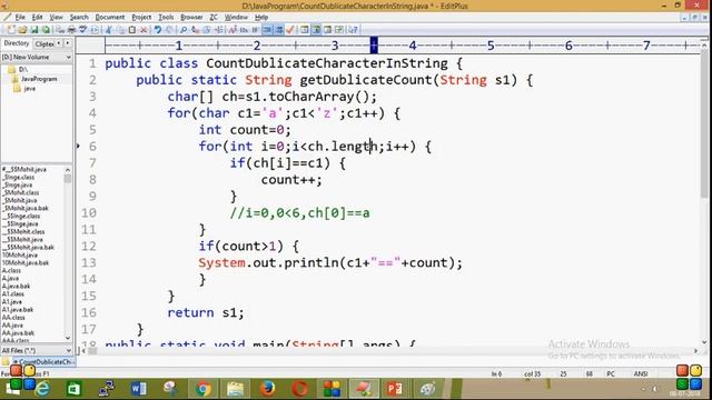 Important interview programming question in java How to count the duplicate character in String смотреть онлайн