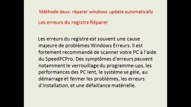 Reparer les Erreurs Windows Update смотреть онлайн